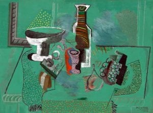 "Green Still Life" by Pablo Picasso (Summer 1914)
